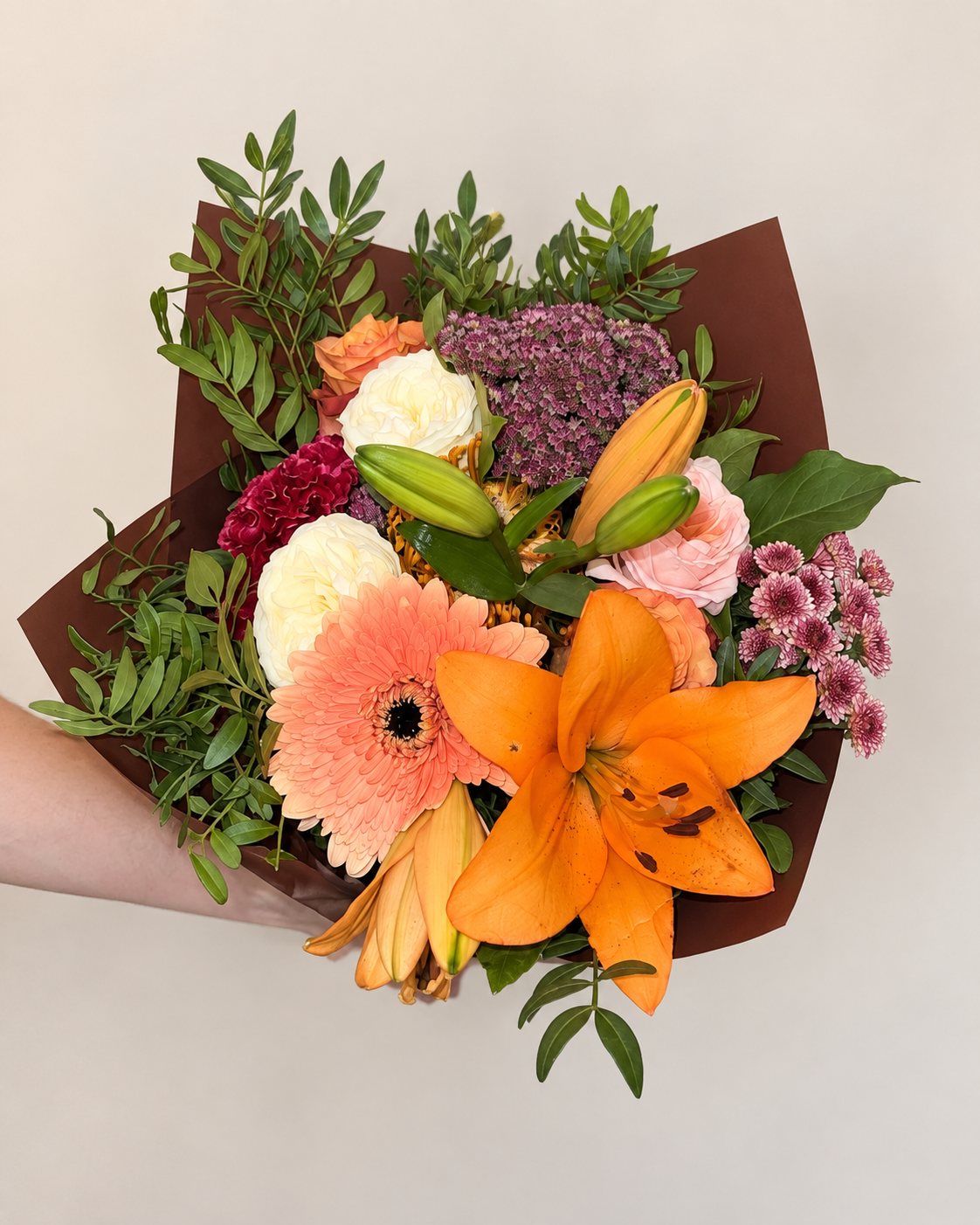 Lys d’Ambre — bouquet artisanal Florae