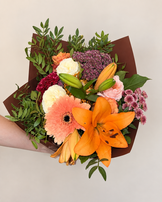 Lys d’Ambre — bouquet artisanal Florae