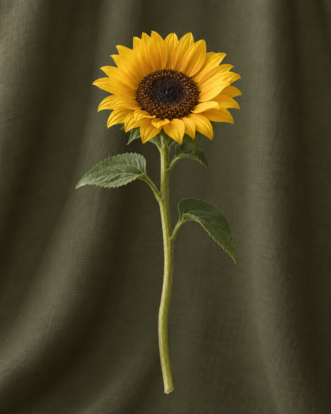 Tournesol — illustration d’une tige Florae