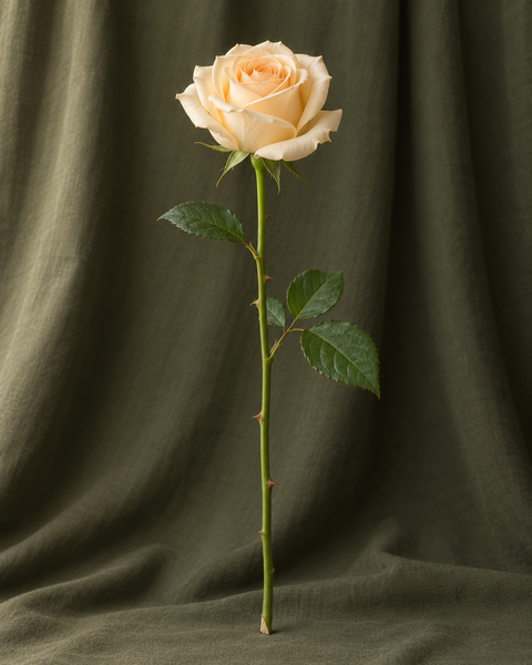Rose Candle Light — illustration d’une tige Florae
